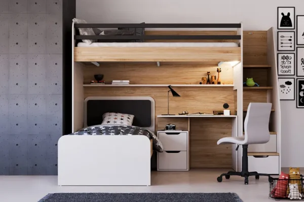 Gençlerin tarzına uygun modern oda mobilyaları